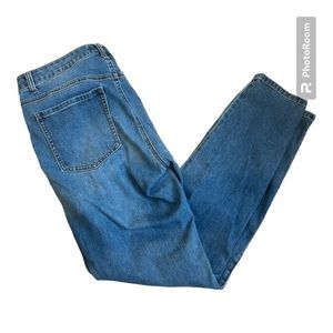 Cabi Curvy Skinny Jeans Distressed Denim Womens Size 10 Stretch Medium Wash 5091